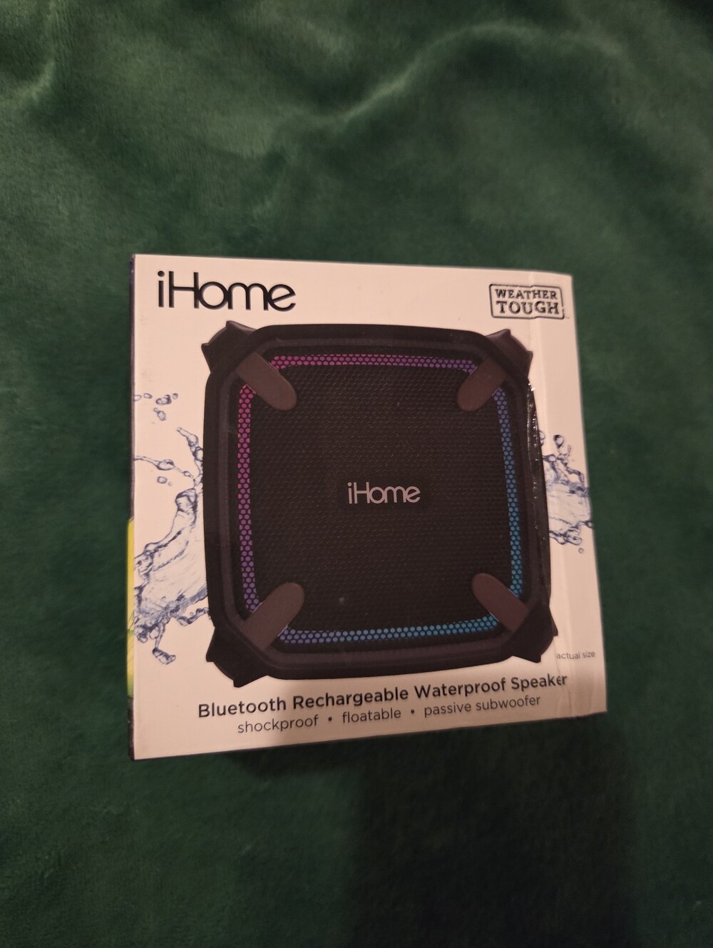 iHome iBT371 Weather Tough Portable Bluetooth Speaker